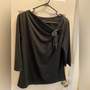 Womens Reborn knit top w/bow accent, 1XL